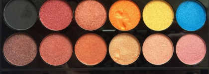 Оттенки заката в палетке Sleek MakeUP I-Divine Eyeshadow Palette 568 Sunset