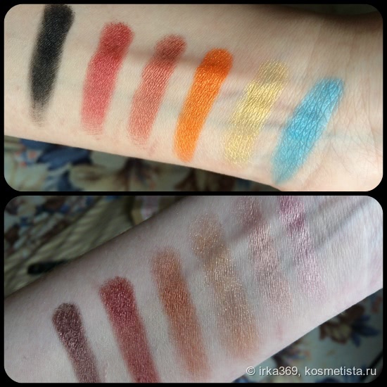 Оттенки заката в палетке Sleek MakeUP I-Divine Eyeshadow Palette 568 Sunset
