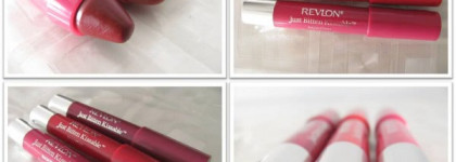 Revlon Just Bitten Kissable Balm Stain  - Бальзам для губ в оттенках 005 Crush, 030 Smitten и 045 Romantic