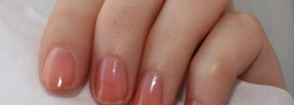 Натуральные ногти с Orly "Французский маникюр"