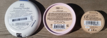 Seventeen Pearl Finishing Powder #02 и сравнение
