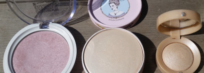Seventeen Pearl Finishing Powder #02 и сравнение