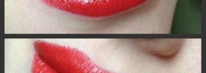 Дуэт помады ArtDeco Perfect Color Lipstick № 03 (Poppy Red) и блеска для губ Divage Vinyl Gloss № 3221