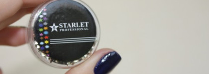 Немного праздника летом. Max Factor Glossfinity# Royal Blue + золотые блестки