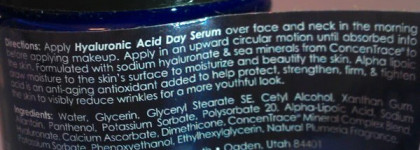 Сыворотка с гиалуроновой кислотой White Egret Hyaluronic acid day serum with alpha lipoic acid & sea minerals