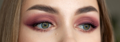 База под тени Etude House Proof 10 Eye Primer. Экстремальный тест на водостойкость + бонус: мини-туториал макияжа с палеткой Huda Beauty New Nude