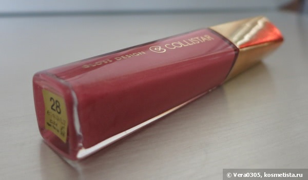 Collistar Gloss Design® n. 28 dusty rose lacquer и Collistar Lip Elixir Nourishing with Argan Oil