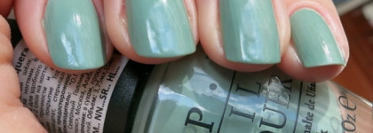 OPI NL H62 Thanks a windmillion - серебристый зеленый