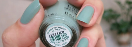 OPI NL H62 Thanks a windmillion - серебристый зеленый