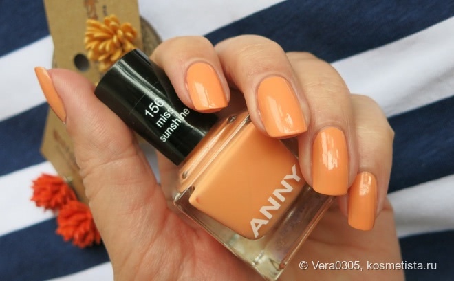 Anny Nail Polish Miss Sunshine #156 - морковь со сливками