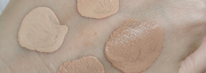 Clinique Even Better™ SPF 15 WN 01 flax, CN 10 alabaster, CN 28 ivory, CN 40 cream chamois - сравнение оттенков