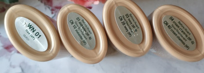 Clinique Even Better™ SPF 15 WN 01 flax, CN 10 alabaster, CN 28 ivory, CN 40 cream chamois - сравнение оттенков