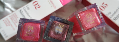 Clarins Lip Comfort Oil Shimmer 02, 04, 05 - назад в будущее