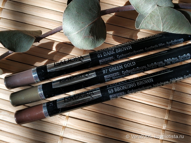 IsaDora Perfect Contour Kajal 59, 61, 97 - песнь о любви