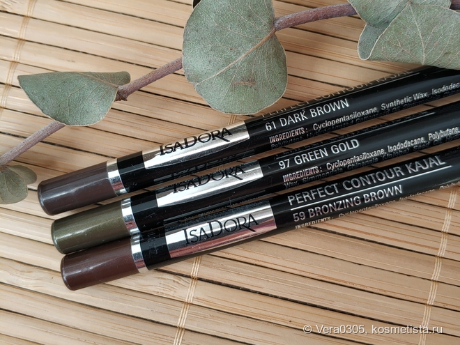 IsaDora Perfect Contour Kajal 59, 61, 97 - песнь о любви