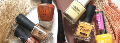 Рыжий октябрь на ногтях