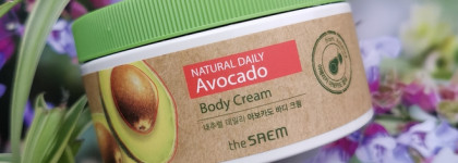 The Saem Body Cream Natural Daily Avocado - лучший крем для тела зимы 2025