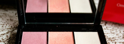 Дорогие сердцу тени для век Shiseido Luminizing Satin Eye Color Trio RD299 и румяна Dolce&Gabbana The Blush Luminous Cheek Colour № 22Tan