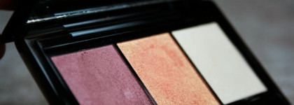 Дорогие сердцу тени для век Shiseido Luminizing Satin Eye Color Trio RD299 и румяна Dolce&Gabbana The Blush Luminous Cheek Colour № 22Tan