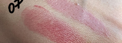 Сочные натуральные губы с бальзамом Rom&nd Glasting Melting Balm в оттенках 07 и 12