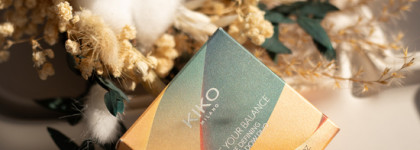 Великолепные тени Kiko Milano Create Your Balance Gaze Defining Eyeshadow Duo в оттенке 01: Get Up and Go