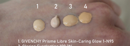 Givenchy prisme libre skin-caring glow увлажняющее тональное средство-флюид в оттенке 1-95N