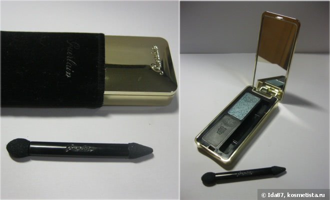 Двойные шелковистые тени для век Guerlain L’Ecrin Two Couleurs Colour Fusion Eyeshadow Vibrant Effects # 07 Two Lovely