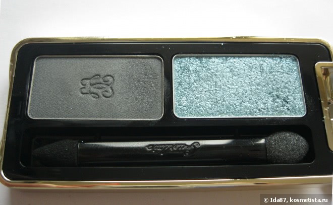 Двойные шелковистые тени для век Guerlain L’Ecrin Two Couleurs Colour Fusion Eyeshadow Vibrant Effects # 07 Two Lovely