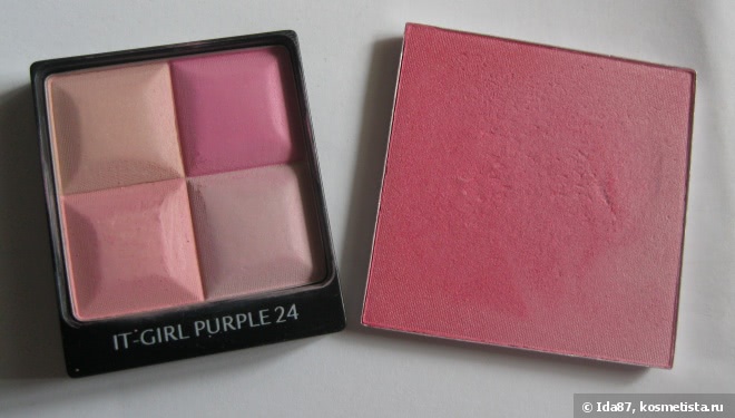 Розовый люкс и масс – Givenchy Le Prisme Blush Powder Blush №24 It-Girl Purple vs Essence Blush Up! Powder Blush №20 Pinky Flow