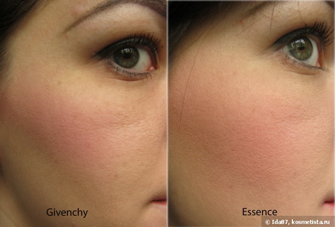 Розовый люкс и масс – Givenchy Le Prisme Blush Powder Blush №24 It-Girl Purple vs Essence Blush Up! Powder Blush №20 Pinky Flow