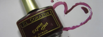 Классика жанра: благородный бордовый лак для ногтей El Corazon Express Effect # 57