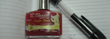 Леди в красном: лак для ногтей El Corazon Charm and beauty #865