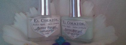 Мятное желе и летний туман: El Corazon Active Bio-gel Color gel polish #423/57 и 423/58