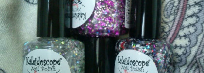 Забавы лакоманьяка: декоративные топы для ногтей Kaleidoscope "Забава" #Z-24 "Пятничная вечеринка", Z-22 "Фокус-покус" и Z-11 "Абстракционизм"