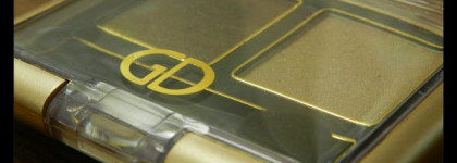 Золотой песок от GA-DE Soft Satin EyeShadow Dou & Gold Glow
