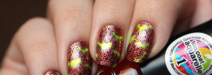 Dance Legend Top Coat Aquarelle в стемпинге