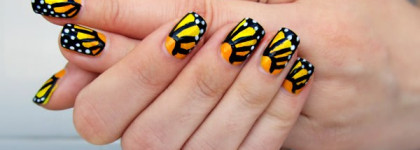 Бабочки лаками China Glaze и Orly