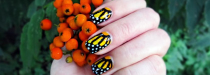 Бабочки лаками China Glaze и Orly