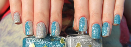 Блестящий дуэт с EL Corazon Confetti №503а и №515a