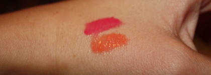 Мои новые блески от Artdeco: Lip Brilliance # 38 Soft Coral и Hydra Lip Booster # 55 Hot Pink