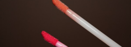 Мои новые блески от Artdeco: Lip Brilliance # 38 Soft Coral и Hydra Lip Booster # 55 Hot Pink