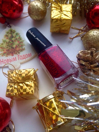 Лаки для ногтей Kinetics SolarGel Polish  Knp025 "Raspberry Beret", Knp385 "Love in the Snow"