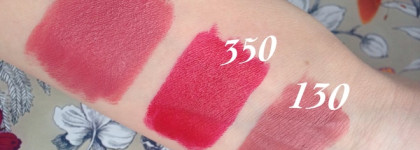 Estée Lauder Pure Color Envy Sculpting Lipstick в оттенках #130 "Intense Nude", #410 "Dynamic", #350 "Vengeful Red"