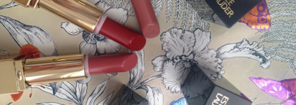 Estée Lauder Pure Color Envy Sculpting Lipstick в оттенках #130 "Intense Nude", #410 "Dynamic", #350 "Vengeful Red"