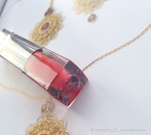 Dior Addict Fluid Stick Fabulous Wear High Impact Glossy Colour Lip Hybrid 551 "Aventure"-моя самая ужасная помада
