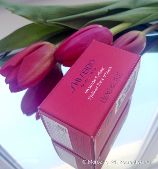 Моя весна с Shiseido Inkstroke Eyeliner BL603 #Kon-ai blue
