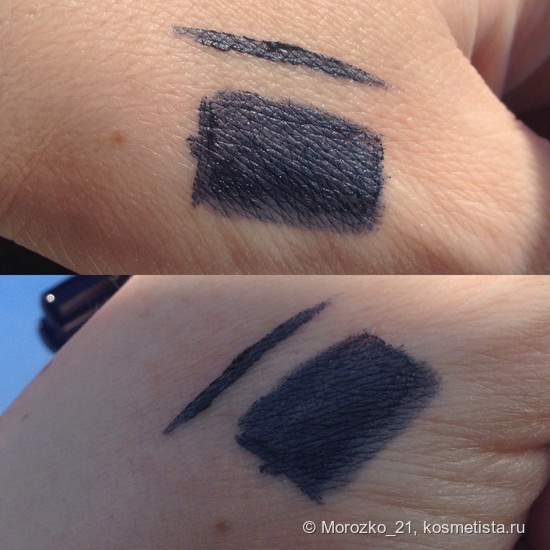 Моя весна с Shiseido Inkstroke Eyeliner BL603 #Kon-ai blue