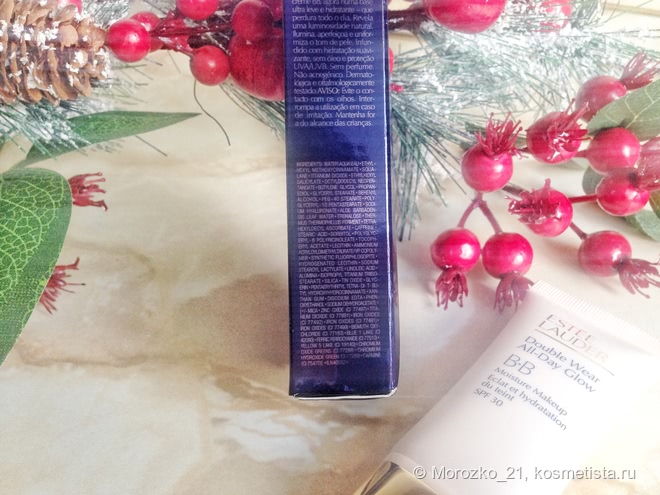 Estée Lauder Double Wear All Day Glow BB Moisture Makeup Broad Spectrum SPF 30 в оттенке 1.0 Intensity