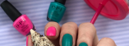 OPI nail lacquer Vernis A ongles “V-I-Pink Passes” NL N72 & OPI nail lacquer Vernis A angles “Dance Party 'Teal Dawn” NL N74