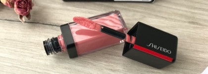 Мое видение Shiseido Lacquerink LipShine 312 «Electro Peach» & Minimalist WippedPowder Blush «01 Sonoya»